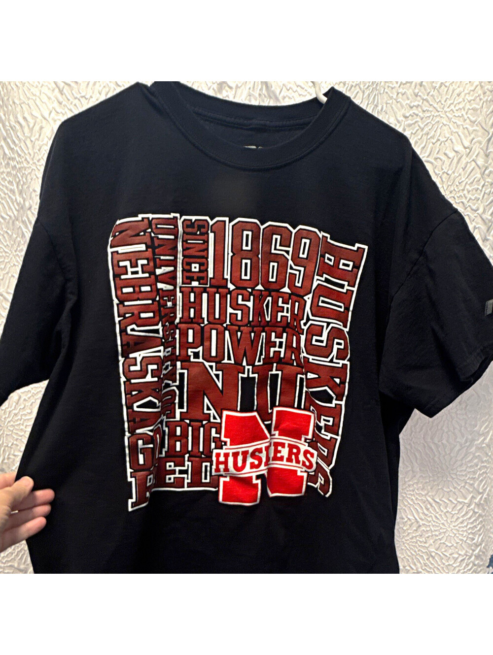 Russell Athletic Nebraska Cornhuskers Graphic T-Shirt Shirt Size 2XL GO BIG RED!